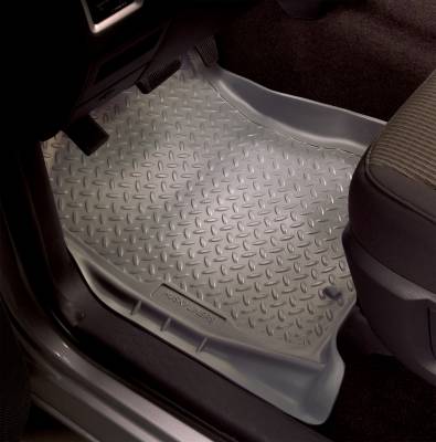 Husky Liners - Husky Liners Floor Liners Front 01-04 Ford Escape/Mazda Tribute Classic Style-Grey 33152 - Image 2