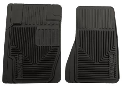 Husky Liners - Husky Liners Heavy Duty Front Floor Mats 02-12 Nissan/Mercury/Cadillac/Chevy/Ford/GMC/Dodge-Black 51121 - Image 1
