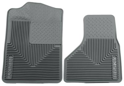 Husky Liners - Husky Liners Heavy Duty Front Floor Mats 08-09 Ford F-Series Super Duty-Grey 51202 - Image 1