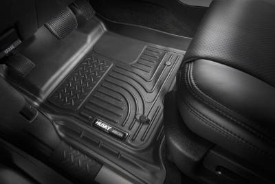 Husky Liners - Husky Liners Front Floor Liners 17 Ford F-250/F-350/F-450 Super Duty Crew Cab Black 13321 - Image 2