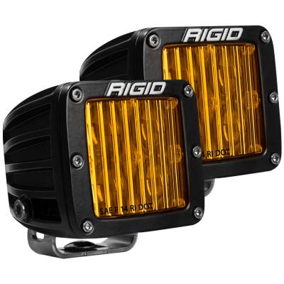 Rigid Industries - Rigid Industries SAE J583 Compliant Selective Yellow Fog Light Pair D-Series Pro Street Legal Surface Mount 504814 - Image 1