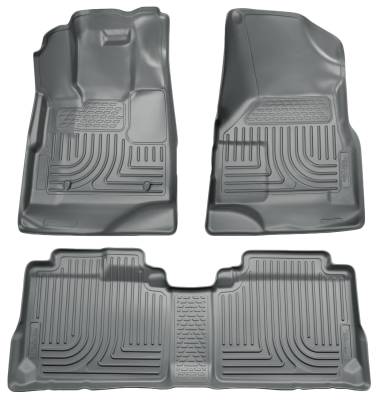 Husky Liners - Husky Liners Floor Liners Front & 2nd Row 09-12 Escape/Tribute/Mariner (Footwell Coverage) WeatherBeater-Grey 98352 - Image 1