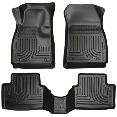 Husky Liners - Husky Liners Floor Liners Front & 2nd Row 14-16 Mazda 6 (Footwell Coverage) WeatherBeater-Black 99791 - Image 1