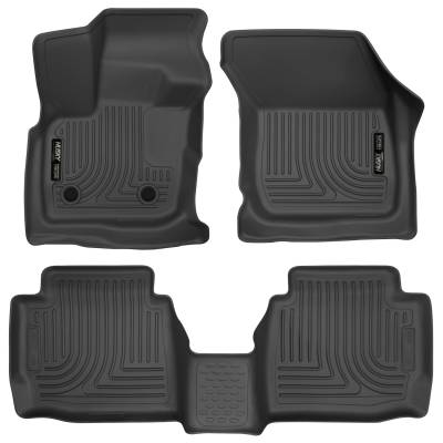 Husky Liners - Husky Liners 17-18 Ford Fusion, 17-18 Lincoln MKZ Front & 2nd Seat Floor Liners Black 98791 - Image 1