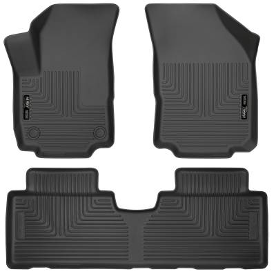 Husky Liners - Husky Liners 18 Chevrolet Equinox Front & 2nd Seat Floor Liners Black 99131 - Image 1