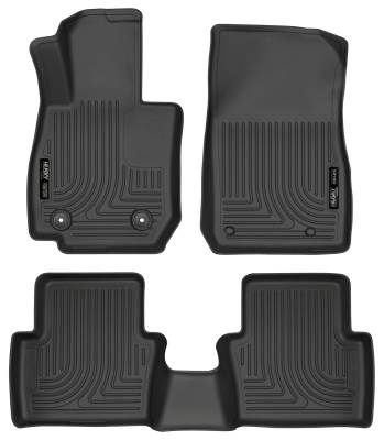 Husky Liners - Husky Liners 16-17 Mazda CX-3 Front & 2nd Seat Floor Liners Black 96701 - Image 1