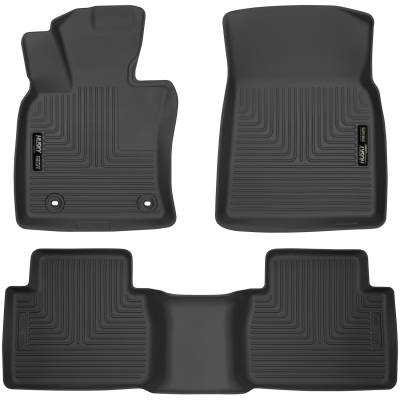 Husky Liners - Husky Liners 18 Toyota Camry Front & 2nd Seat Floor Liners Black 95731 - Image 1