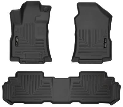 Husky Liners - Husky Liners Weatherbeater Front And 2nd Seat Floor Liners 19-20 Subaru Ascent Black 95871 - Image 4