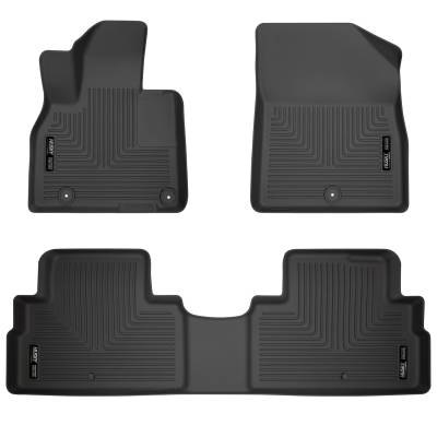 Husky Liners - Husky Liners Weatherbeater Front And 2nd Seat Floor Liners 2020 Kia Telluride Black 95691 - Image 4