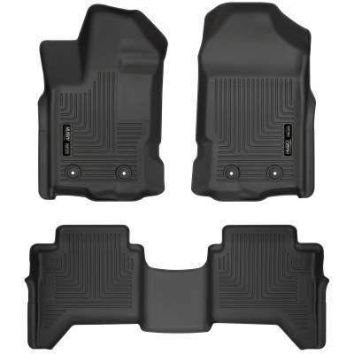 Husky Liners - Husky Liners Weatherbeater Front And 2nd Seat Floor Liners 19 Ford Ranger SuperCrew Cab Pickup Black 94101 - Image 4