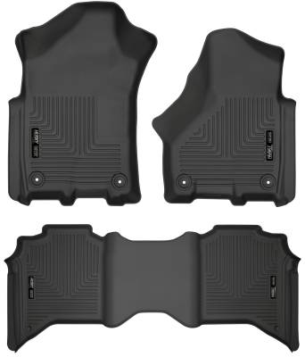 Husky Liners - Husky Liners Weatherbeater Front And 2nd Seat Floor Liners 19 Ram 3500 Crew Cab Pickup Black 94091 - Image 4