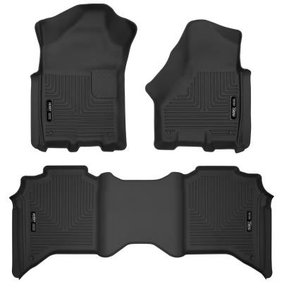 Husky Liners - Husky Liners X-ACT Contour Front And 2nd Seat Floor Liners 19 Ram 2500 Crew Cab Pickup Black 54788 - Image 4