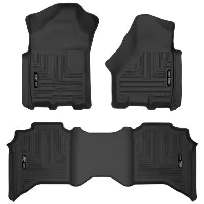 Husky Liners - Husky Liners X-ACT Contour Front And 2nd Seat Floor Liners 19 Ram 3500 Crew Cab Pickup Black 54778 - Image 4