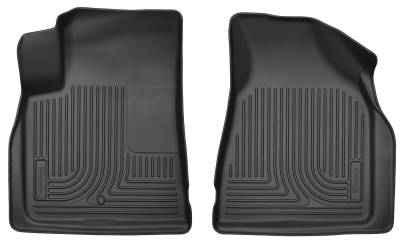Husky Liners - Husky Liners Floor Liners Front 07-15 Enclave/Traverse/Acadia/Outlook WeatherBeater-Black 18211 - Image 1