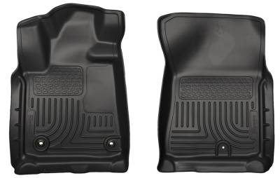 Husky Liners - Husky Liners Floor Liners Front 12-15 Toyoto Tundra WeatherBeater-Black 18561 - Image 1