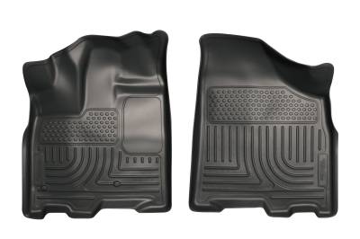 Husky Liners - Husky Liners Floor Liners Front 11-15 Toyota Sienna 7/8 Pass Models WeatherBeater-Black 18851 - Image 1