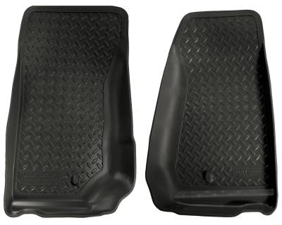 Husky Liners - Husky Liners Floor Liners Front 07-13 Jeep Wrangler 2 & 4 WD Models Classic Style-Black 30521 - Image 1