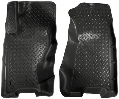 Husky Liners - Husky Liners Floor Liners Front 99-04 Jeep Grand Cherokee Classic Style-Black 30601 - Image 1