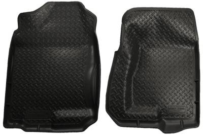 Husky Liners - Husky Liners Floor Liners Front 99-07 Cadillac/Chevy/GMC Classic Style-Black 31301 - Image 1