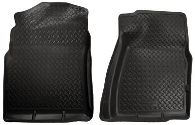 Husky Liners - Husky Liners Floor Liners Front 07-13 New Body Style Silverado/Sierra Classic Style-Black 31351 - Image 1