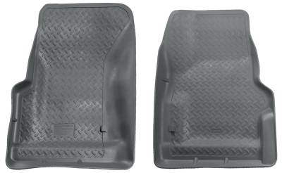 Husky Liners - Husky Liners Floor Liners Front 97-06 Jeep Wrangler Classic Style-Grey 31732 - Image 1