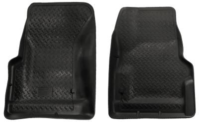 Husky Liners - Husky Liners Floor Liners Front 97-06 Jeep Wrangler Classic Style-Black 31731 - Image 1