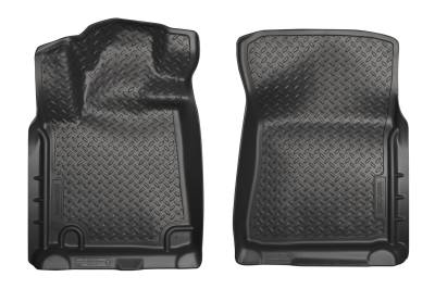 Husky Liners - Husky Liners Floor Liners Front 10-15 Toyota Tundra/Sequoia CrewMax/Dbl Cab Classic Style-Black 35571 - Image 1
