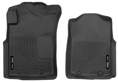 Husky Liners - Husky Liners Floor Liners Front 05-11 Toyota Tacoma X-Act Contour-Black 53721 - Image 1