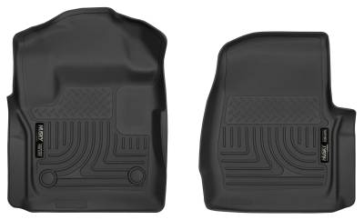 Husky Liners - Husky Liners 17-18 Ford F-250/F-350 Super Duty Front Floor Liners Black X-ACT Contour Series 52721 - Image 1