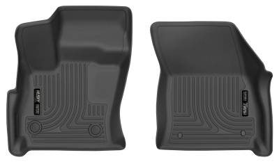 Husky Liners - Husky Liners 17-18 Lincoln Continental Front Floor Liners Black Weatherbeater Series 13391 - Image 1