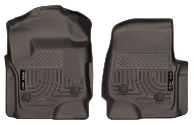 Husky Liners - Husky Liners X-ACT Contour Front Floor Liners 17-20 Ford F-250/F-350 Super Duty Cocoa 52730 - Image 4