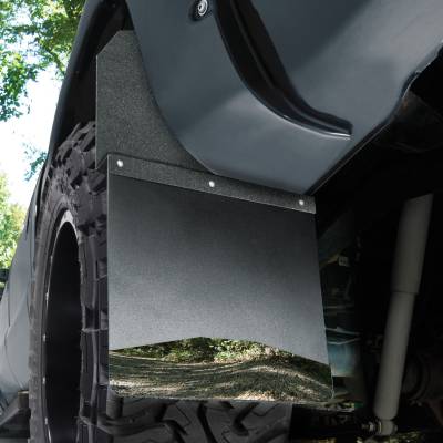 Husky Liners - Husky Liners Kick Back Mud Flaps 12" Wide Stainless Steel Chevy/Dodge 17097 - Image 2