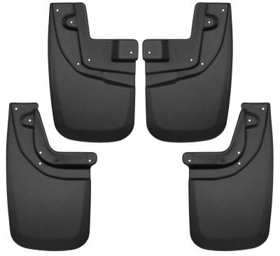 Husky Liners - Husky Liners 05-15 Toyota Tacoma Front and Rear Mud Guard Set Black 56936 - Image 1