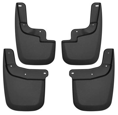 Husky Liners - Husky Liners 15-18 Chevrolet Colorado Front and Rear Mud Guard Set Black 58236 - Image 1