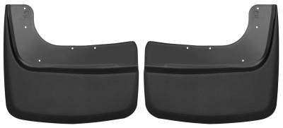 Husky Liners - Husky Liners 17-18 Ford F-350/F-450 Super Duty Dual Rear Wheels Dually Rear Mud Guards Black 59481 - Image 1