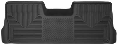 Husky Liners - Husky Liners 2nd Seat Floor Liner 09-14 Ford F-150 SuperCrew Cab-Black X-Act Contour 53411 - Image 1