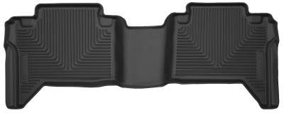 Husky Liners - Husky Liners 2nd Seat Floor Liner 05-15 Toyota Tacoma Dbl Cab-Black X-Act Contour 53801 - Image 1