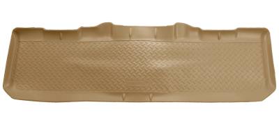 Husky Liners - Husky Liners 2nd Seat Floor Liner 99-07 F-250, F-350 Super Duty Crew Cab-Tan Classic Style 63813 - Image 1