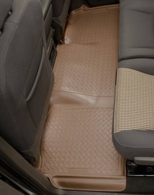 Husky Liners - Husky Liners 2nd Seat Floor Liner 99-07 F-250, F-350 Super Duty Crew Cab-Tan Classic Style 63813 - Image 2