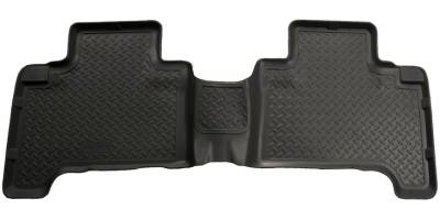 Husky Liners - Husky Liners 2nd Seat Floor Liner 03-09 Toyota 4Runner W/3rd Row Seat Option-Black Classic Style 65751 - Image 1