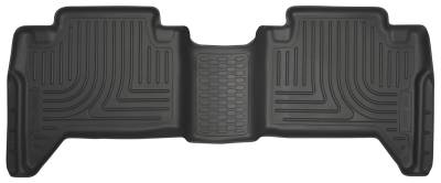 Husky Liners - Husky Liners 2nd Seat Floor Liner 2016 Toyota Tacoma Crew Cab-WeatherBeater-Black 14951 - Image 1