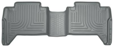 Husky Liners - Husky Liners 2nd Seat Floor Liner 2016 Toyota Tacoma Crew Cab-WeatherBeater-Grey 14952 - Image 1