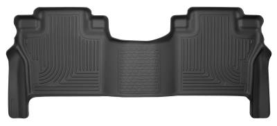 Husky Liners - Husky Liners 17-18 Nissan Titan Front Row Bucket Seating 2nd Seat Floor Liner Black 14601 - Image 1