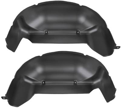 Husky Liners - Husky Liners Wheel Well Guards Rear 11-16 Ford F-250 Super Duty Not Dually-Black 79111 - Image 1