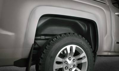 Husky Liners - Husky Liners Rear Wheel Well Guards 19-20 Chevrolet Silverado 1500 Black 79061 - Image 1