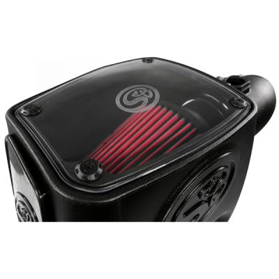 S&B - S&B Cold Air Intake For 08-10 Ford F250 F350 V8-6.4L Powerstroke Cotton Cleanable Red 75-5105 - Image 6