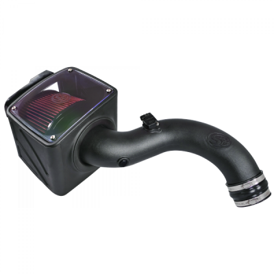 S&B - S&B Cold Air Intake For 04-05 Chevrolet Silverado GMC Sierra V8-6.6L LLY Duramax Cotton Cleanable Red 75-5102 - Image 6