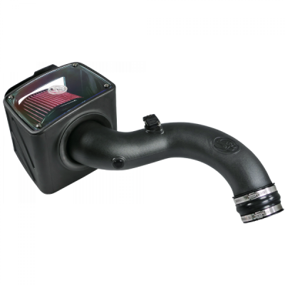 S&B - S&B Cold Air Intake For 04-05 Chevrolet Silverado GMC Sierra V8-6.6L LLY Duramax Cotton Cleanable Red 75-5102 - Image 8