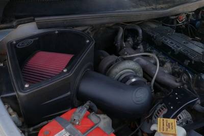 S&B - S&B Cold Air Intake For 94-02 Dodge Ram 2500 3500 5.9L Cummins Cotton Cleanable Red 75-5090 - Image 9