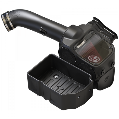 S&B - S&B Cold Air Intake For 17-19 Ford F250 F350 V8-6.7L Powerstroke Cotton Cleanable Red 75-5085 - Image 4